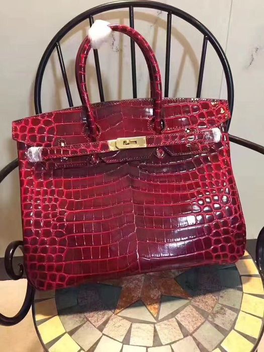 Сумка Birkin Croco Red