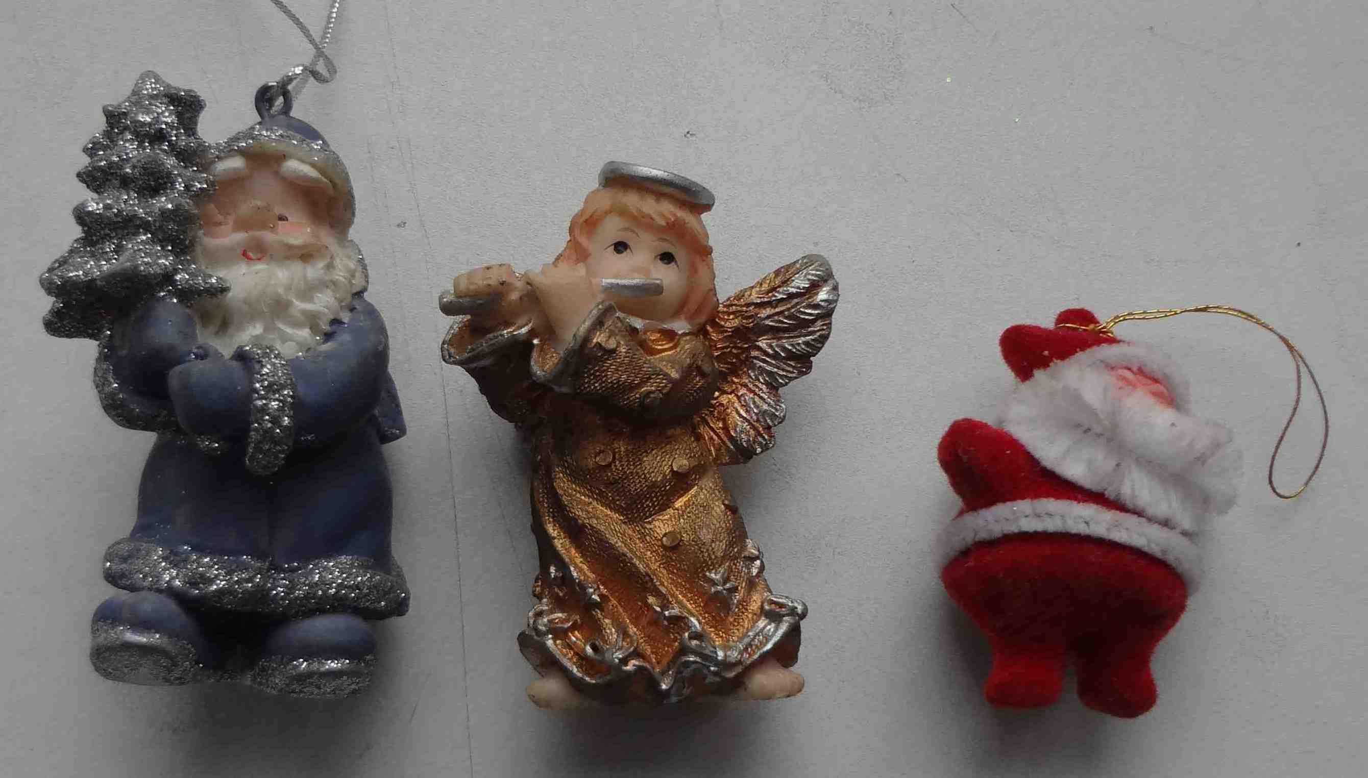 Дед Мороз, Ангелочек на елку, елочные игрушки