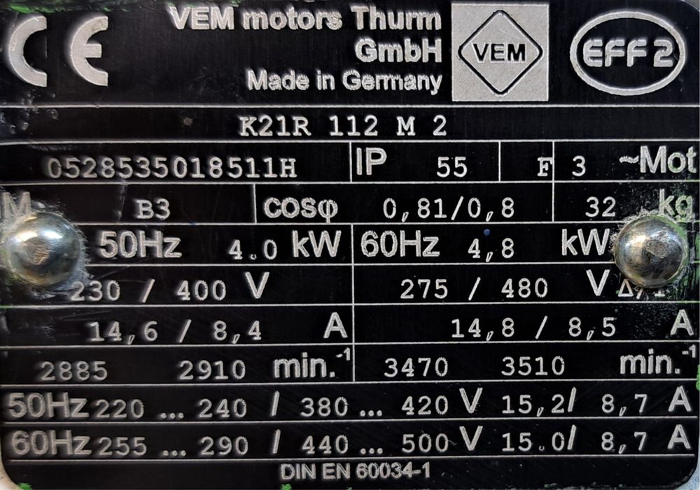 Pompa dmuchawa próżniowa Rootsa AERZEN  Leybold oerlikon GMA 11.3 HV