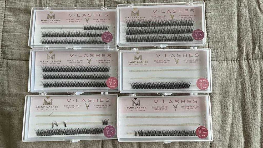 Rzęsy kępki zestaw