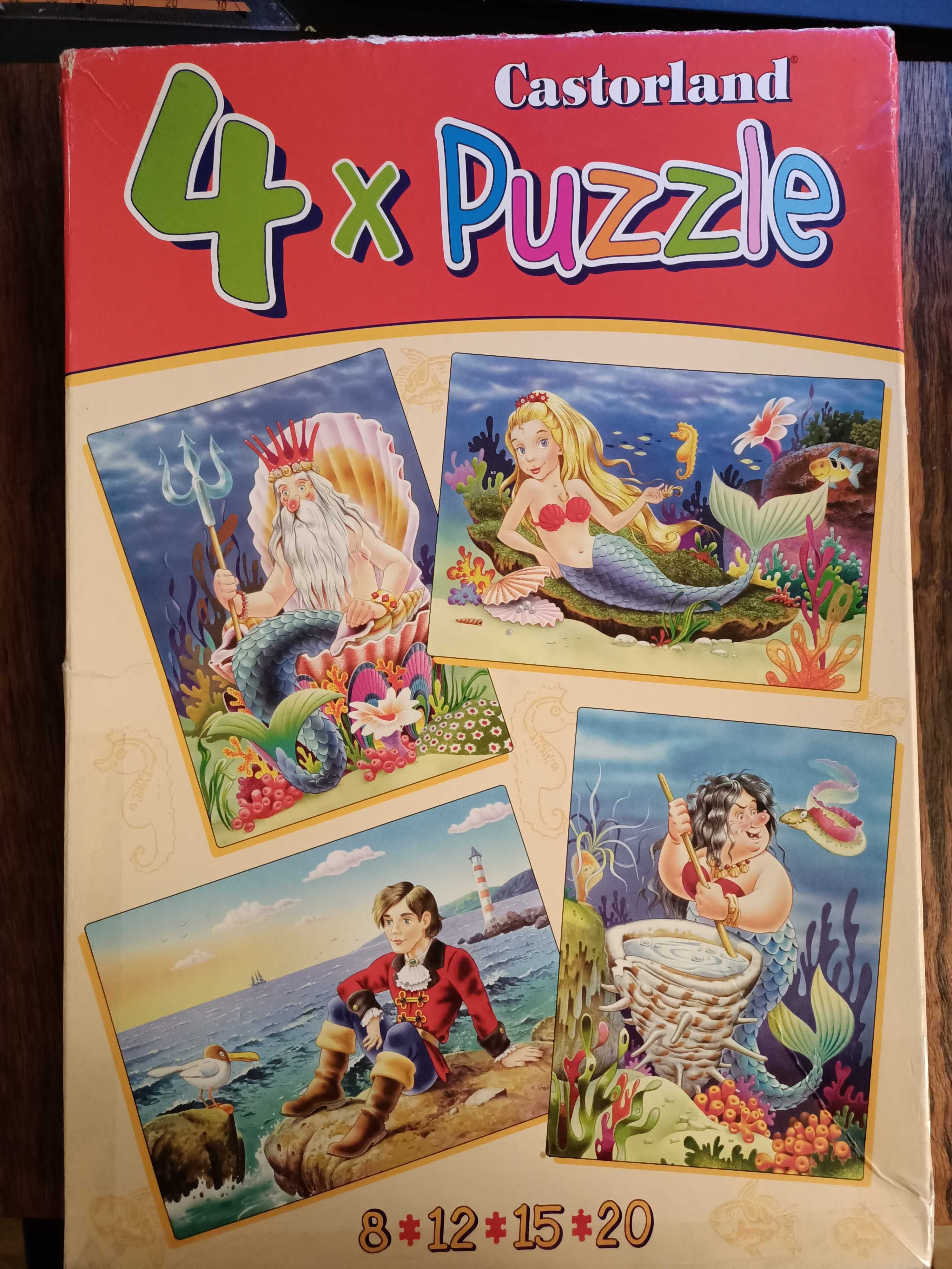 4x puzzle Castorland Mała Syrenka
