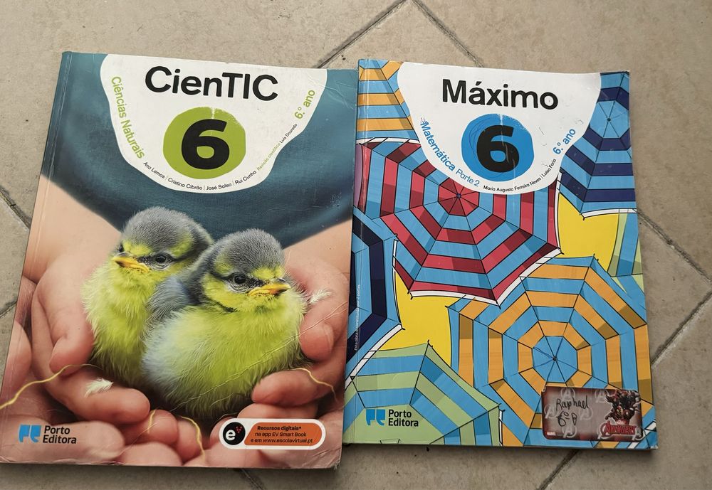 Livros escolares 6 ano