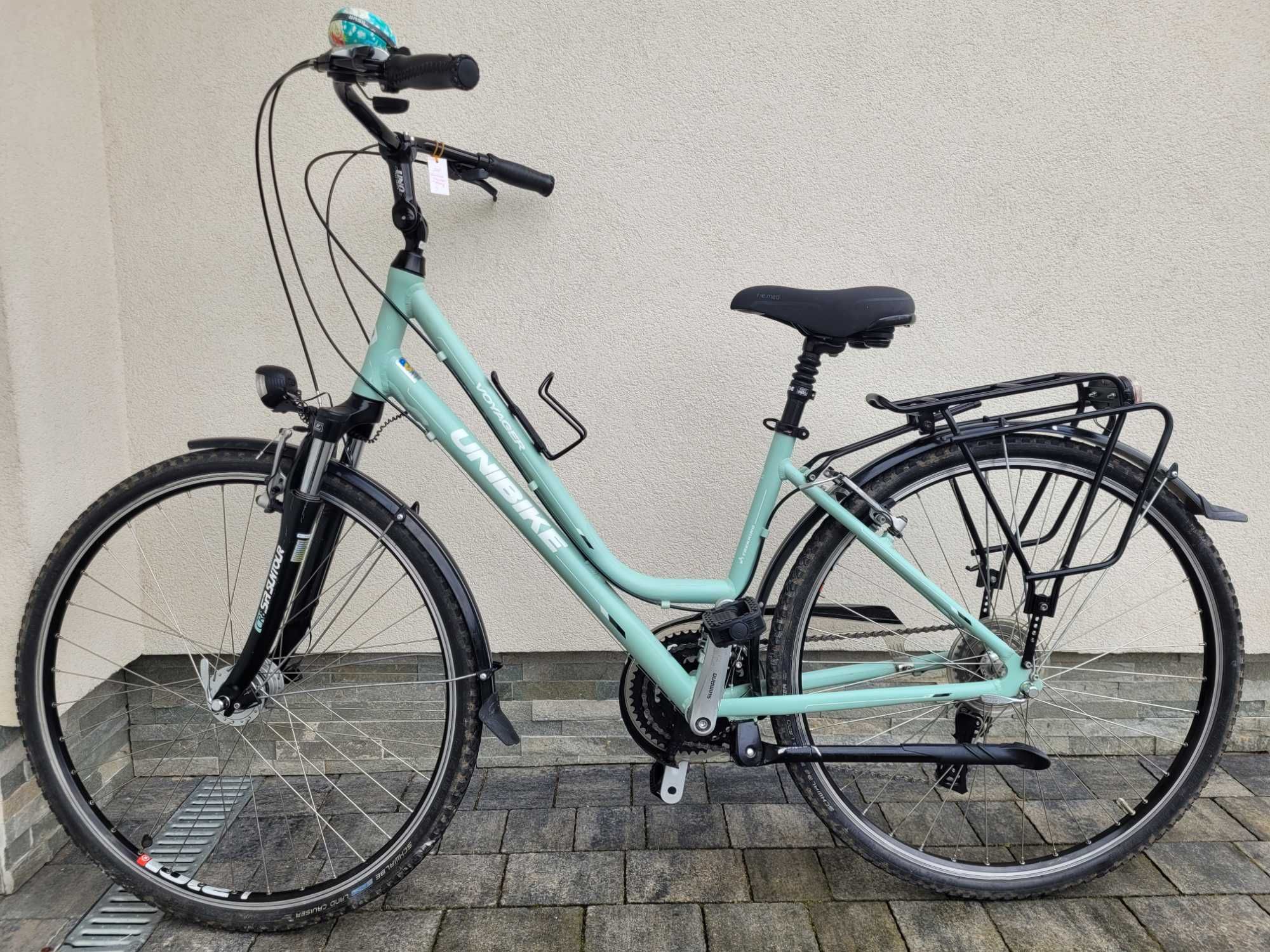 Przepiękny rower Unibike Voyager koła 28 rama 17 Alivio trekking