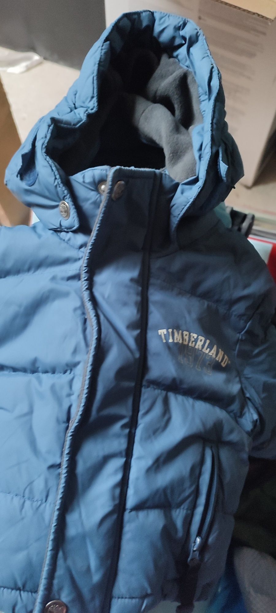 Kurtka zimowa puchowa z kapturem Timberland