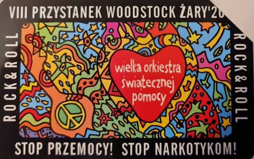 Sprzedam kartę telefoniczną - VIII Przystanek Woodstock Żary