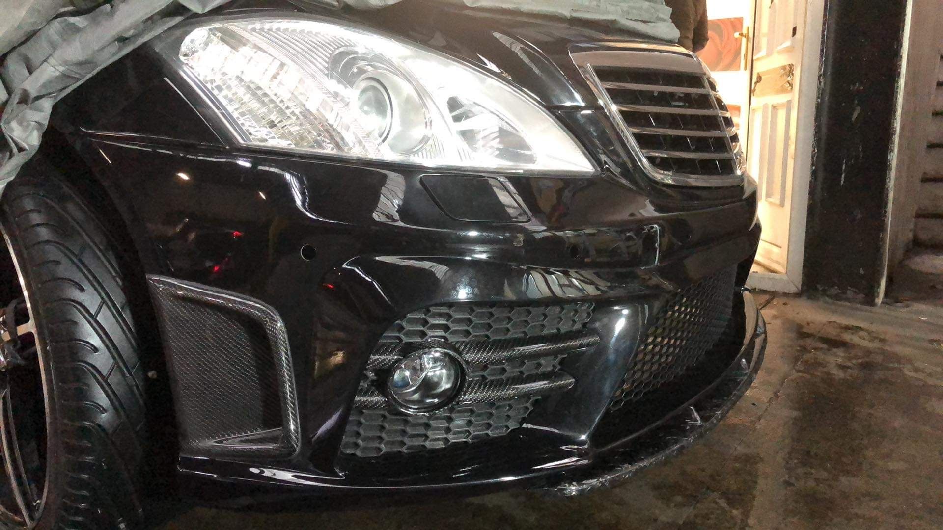 Бампера,пороги,обвес tuning Mercedes s-class w221(карбон)
