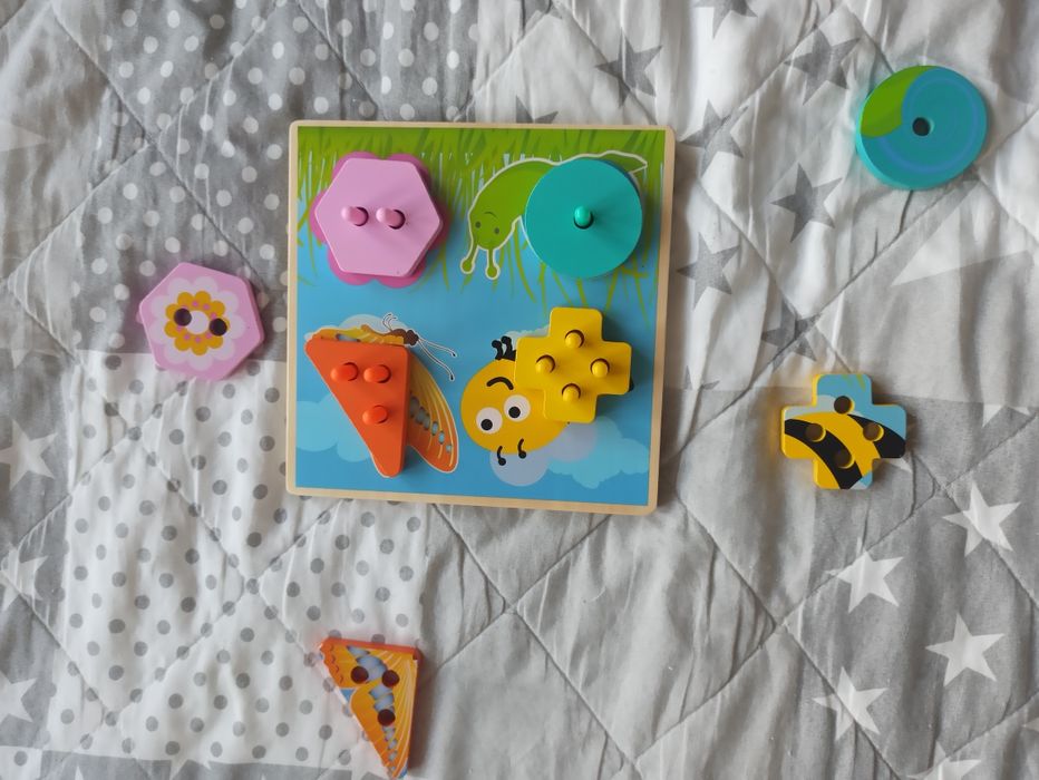 Playtive puzzle ukladanka sorter Lidl 2+