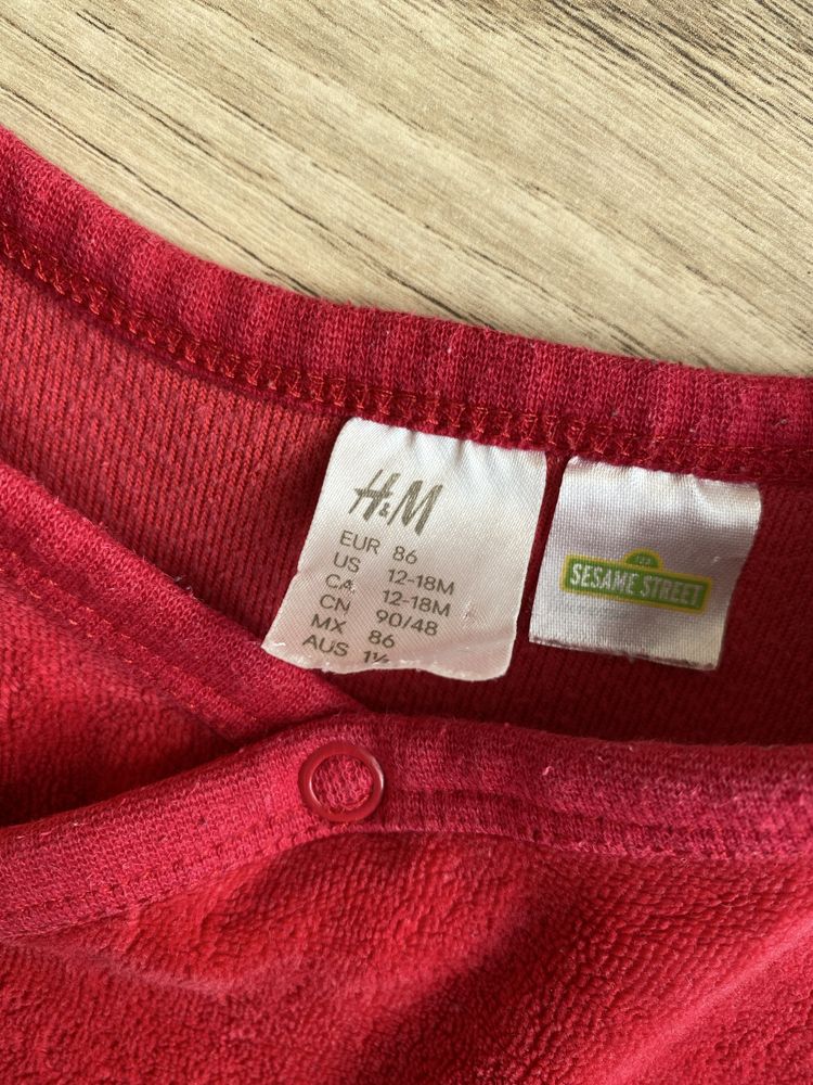 Pajacyki ze stópkami H&M 86