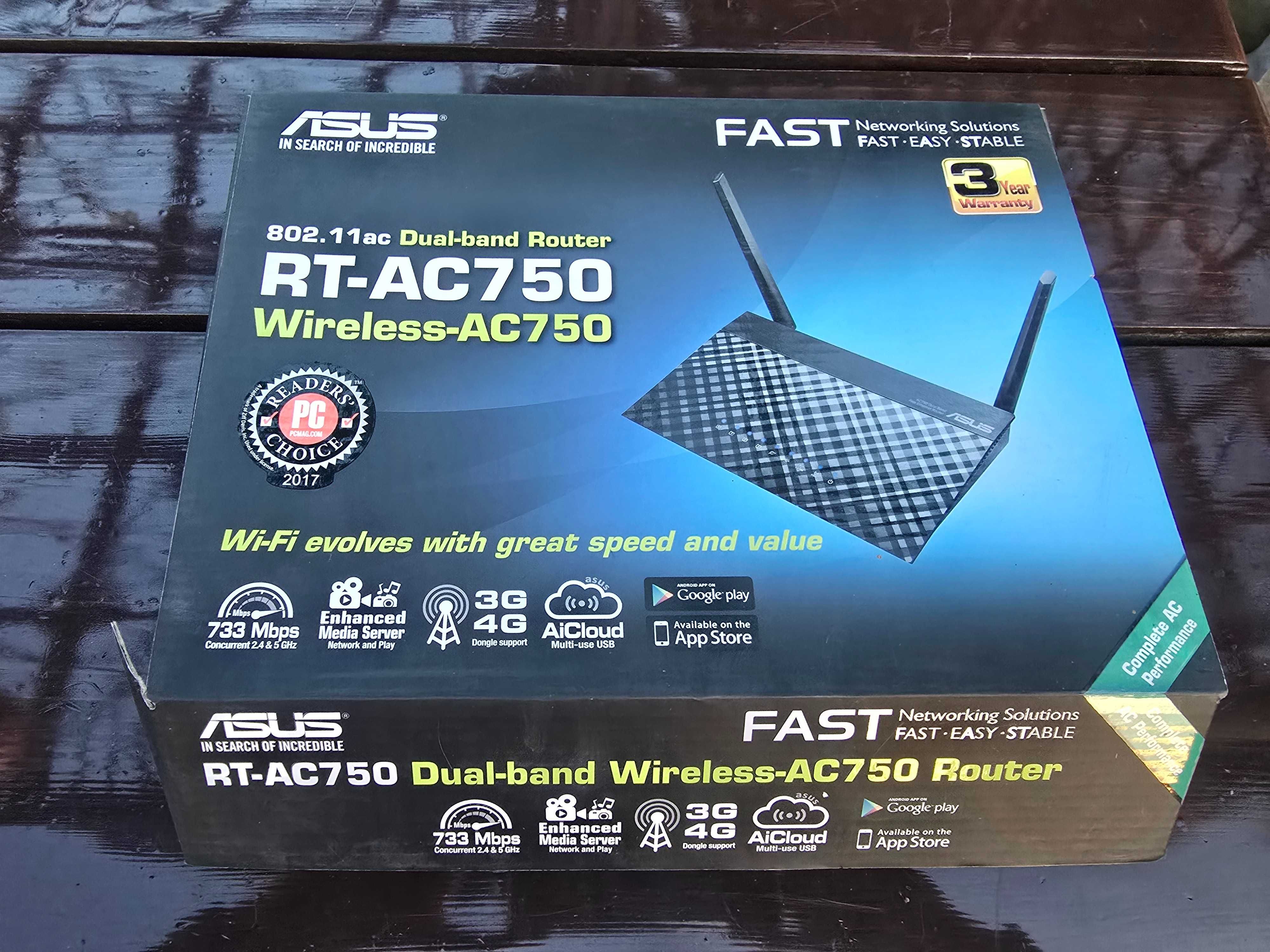 Router ASUS RT-AC750 i Wzmacniacz ASUS RP-N12