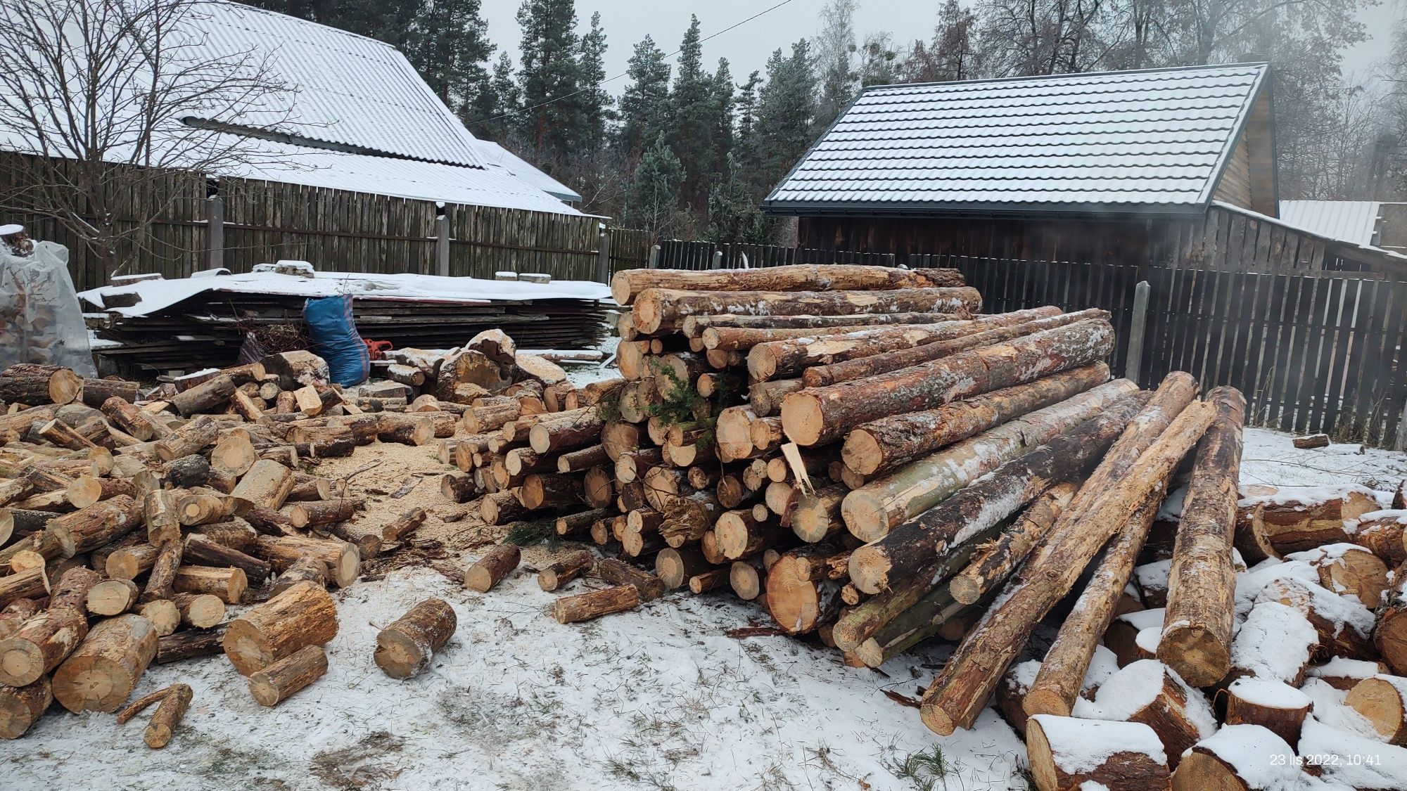 Sosna swierk suchy rąbane