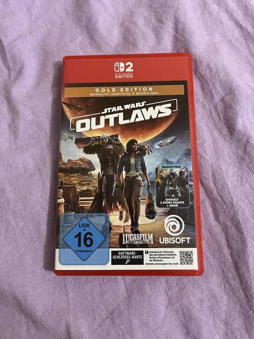 Star Wars Outlaws картридж на Switch 2