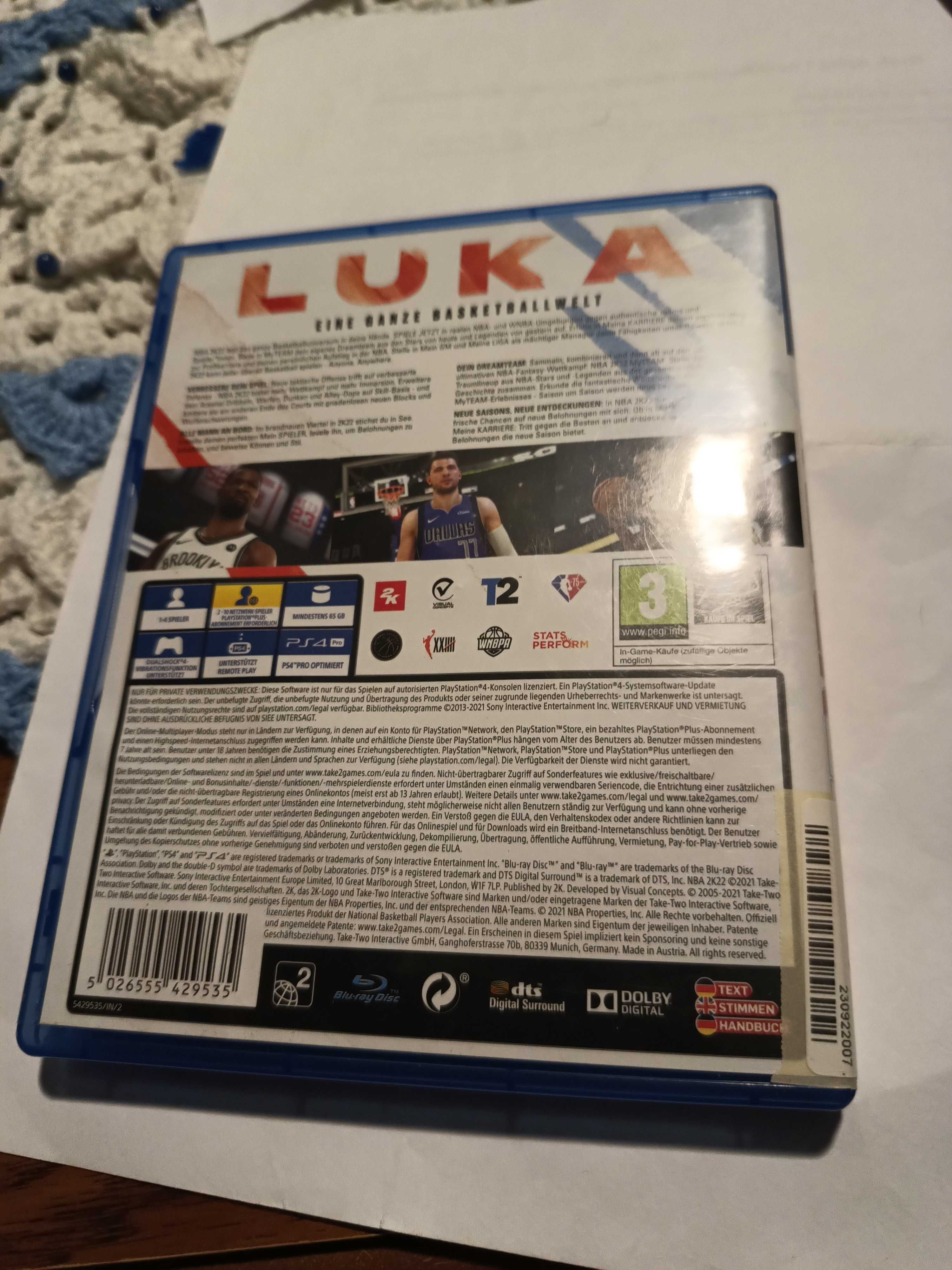 Gra NBA 2K22 Ps4