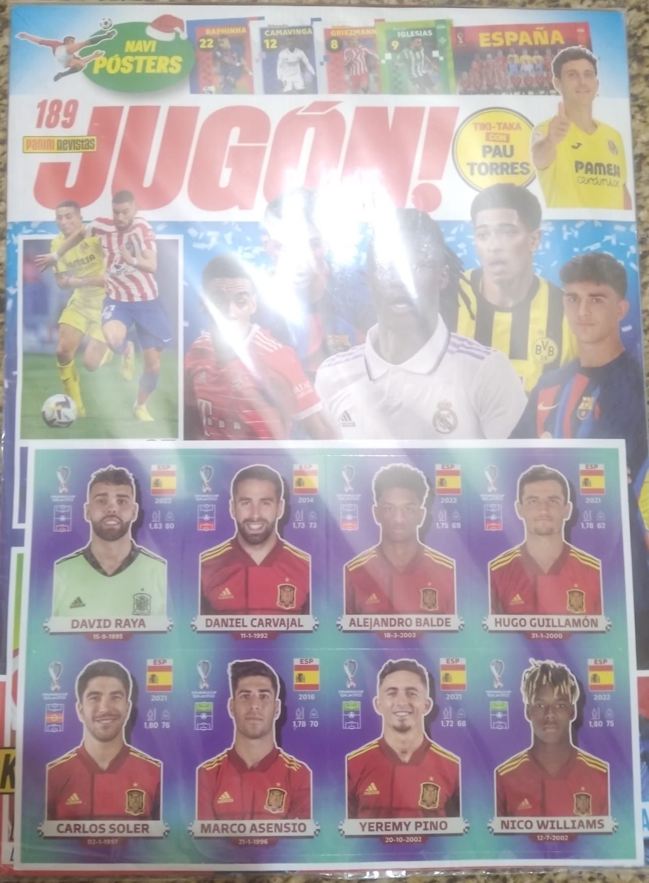 Cromos Repetidos Update da panini exclusivamente seleção de Espanha