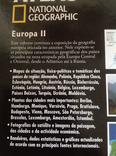 Atlas National Geographic: Europa II (Livro/Obra/Volume número 2)