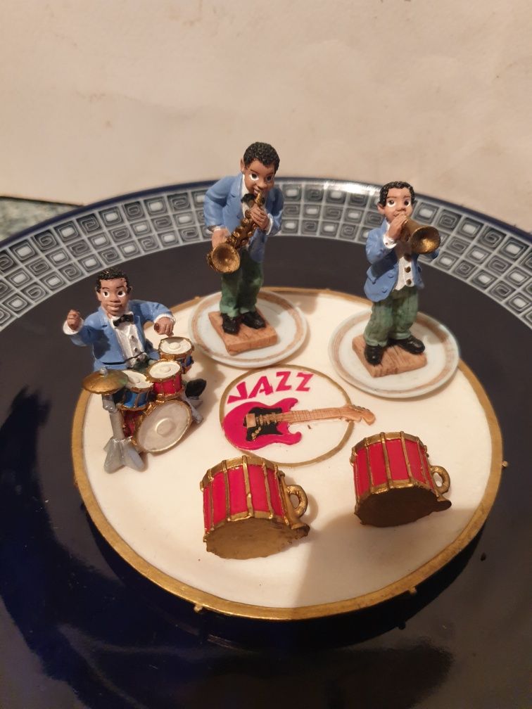 Figurines Jazz Collection Trumpet Player, Saxophone Player Drum Player