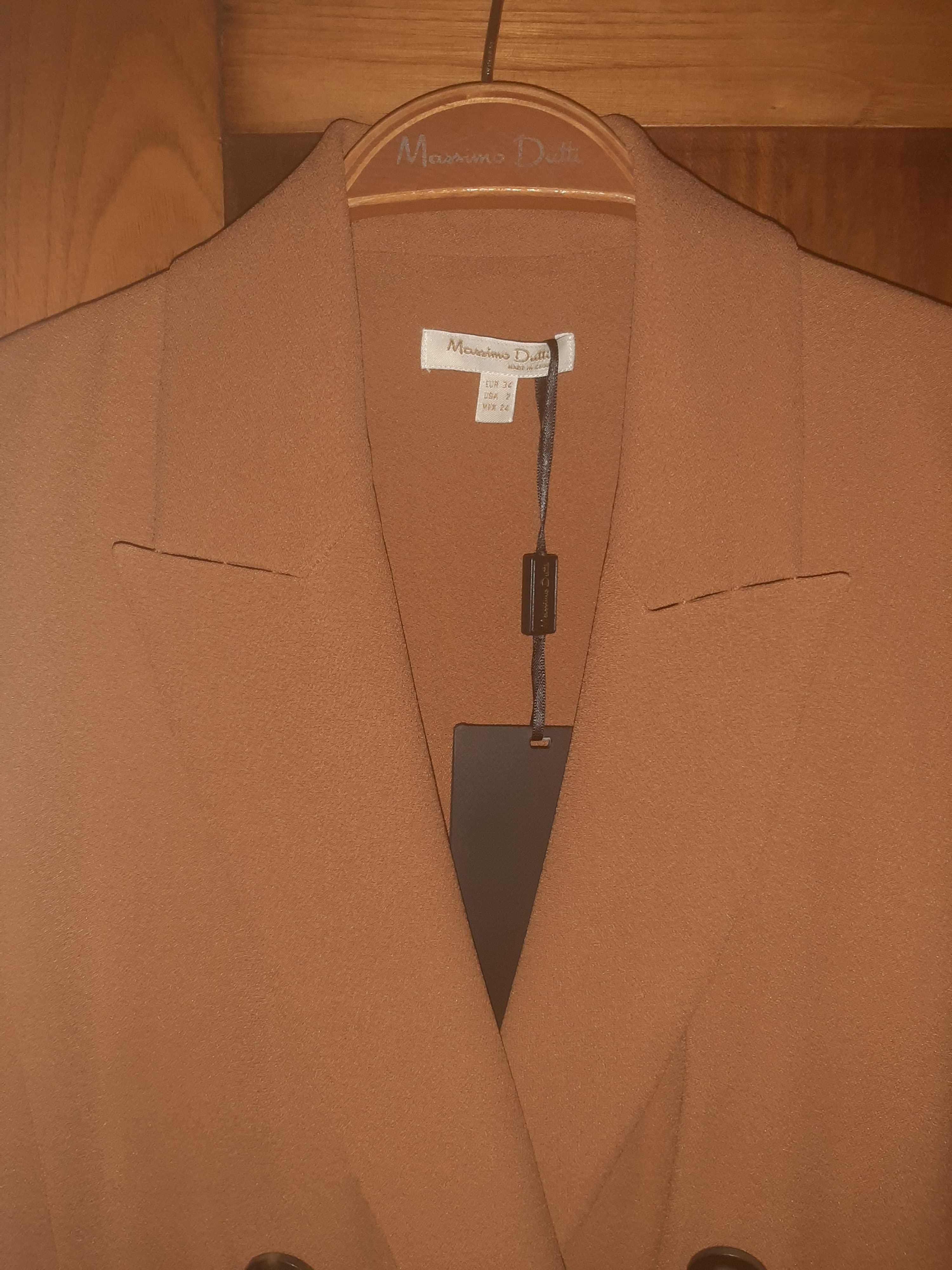 Vestido comprido smoking, Massimo Dutti Limited Edition