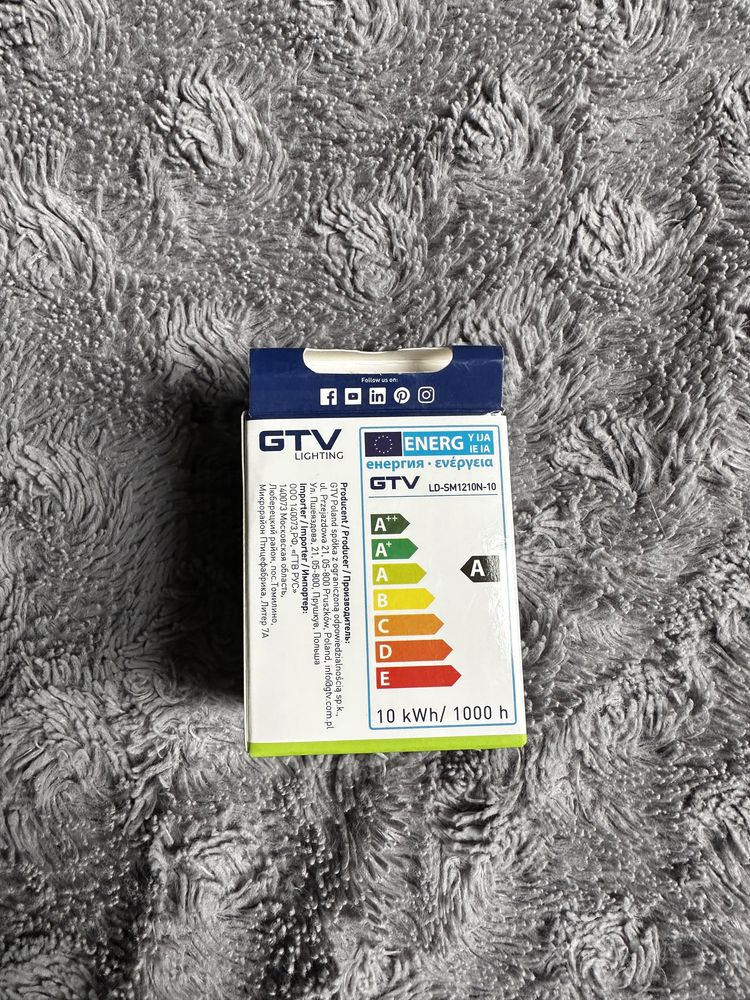 Żarówki led GTV GU10 10W 720lumen 25sztuk