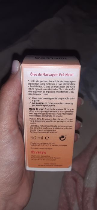 WELEDA Óleo de Massagem Perineal Natural – Preparação para o Parto