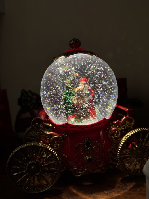 Карета нічник новорічний ліхтар