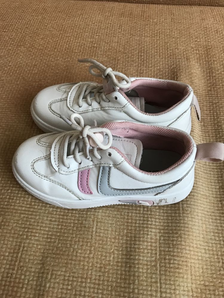 Білі кросівки для дівчаток, кроссовки, кеди 26 роз