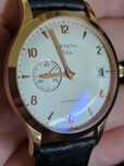 Złoty męski zegarek Zenith Elite 37mm 18 karat