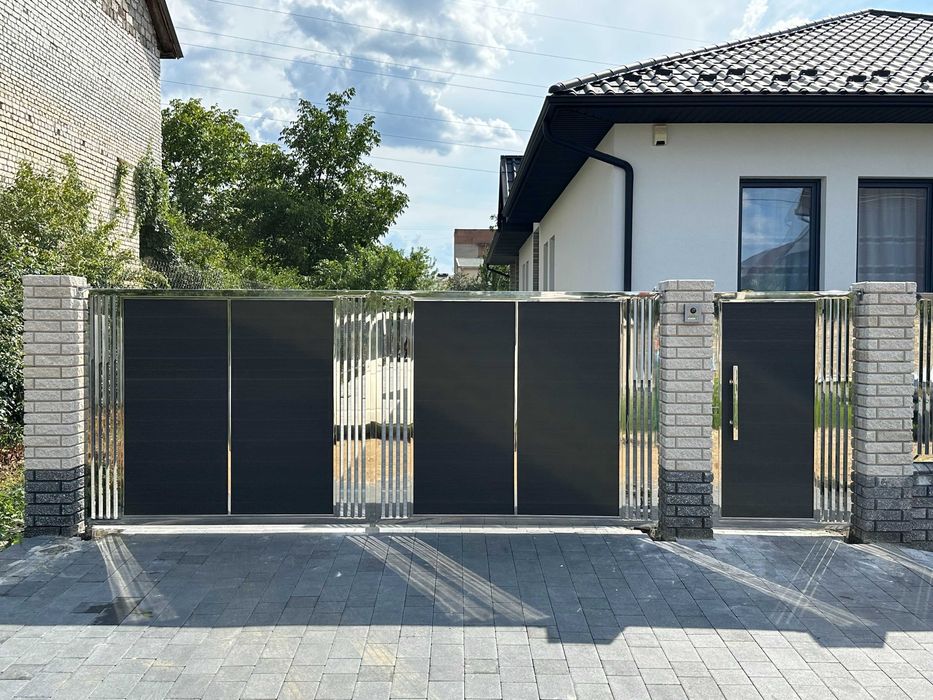 Ворота з нержавійки / огородження / забори з нержавіючої сталі