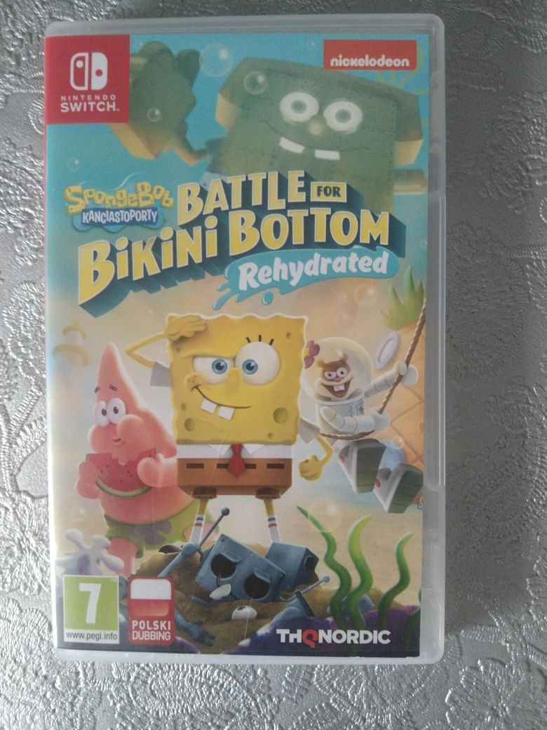SpongeBob Battle for Bikini Bottom Rehydrated gra Nintendo SWITCH