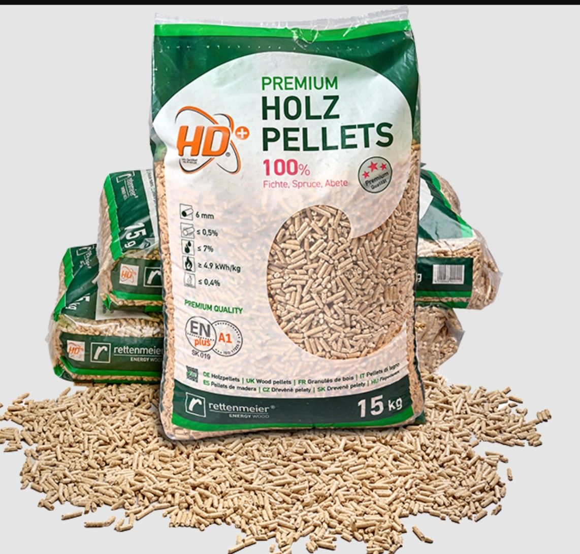 Pellet certyfikowany A1 en plus din plus
