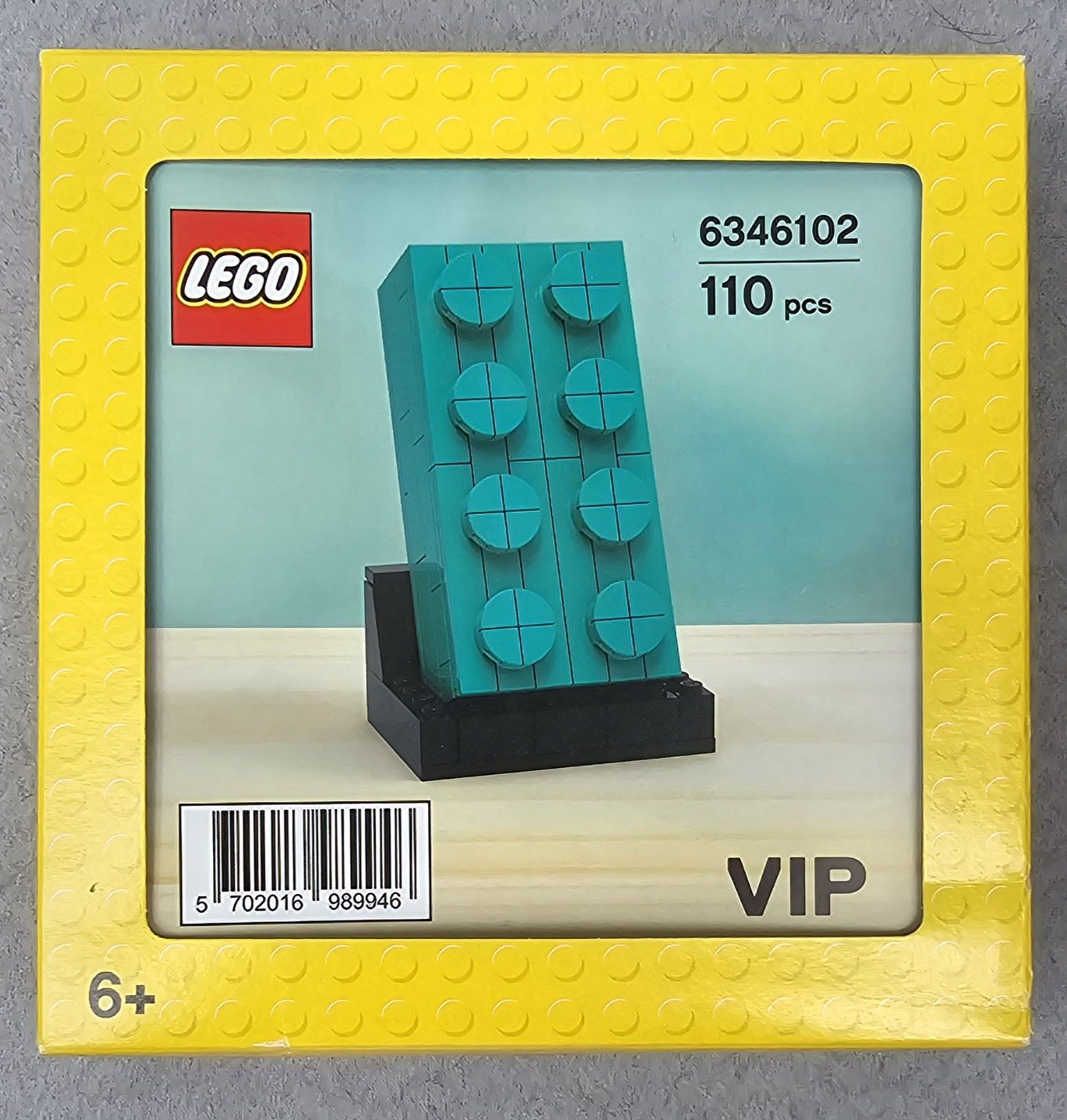 Lego turkusowy klocek