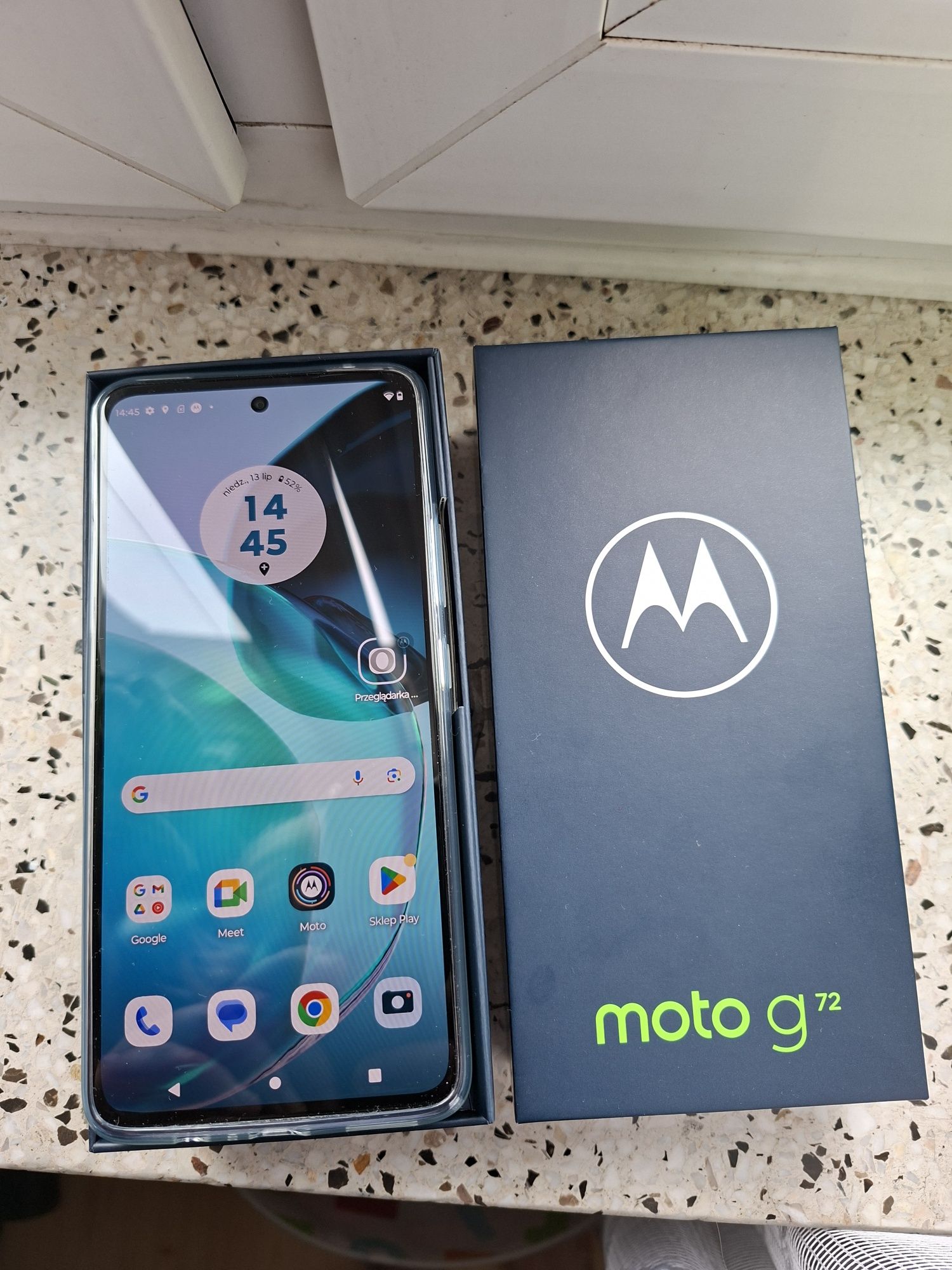 Nowy Oryginalny smartfon Motorola Moto G72 z polskim menu z Polski