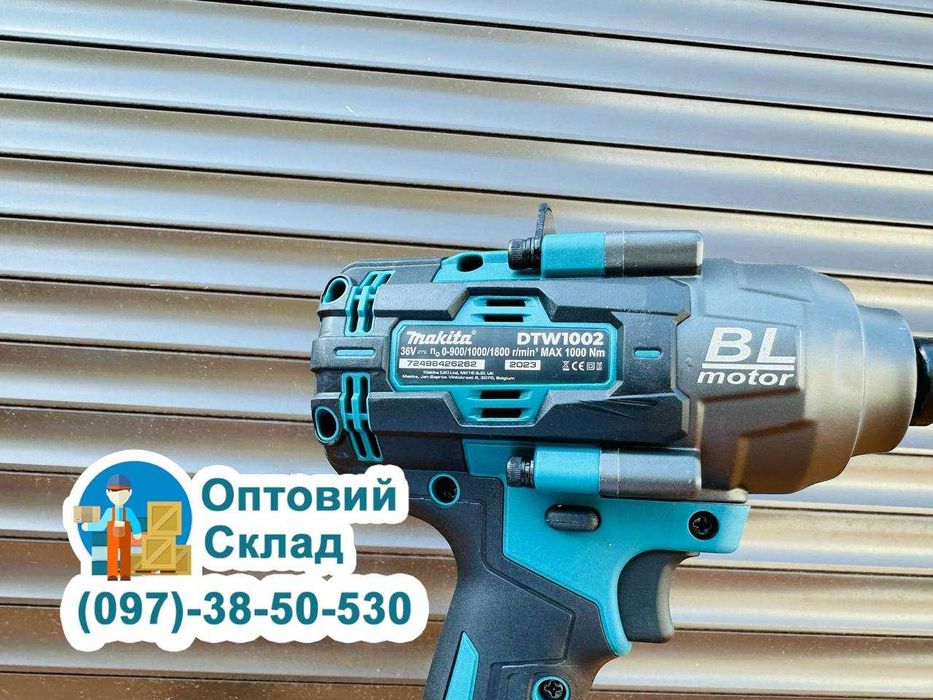 Бесщеточный аккумуляторный набор Болгарка DGA504BL Гайковерт DTW1002BL