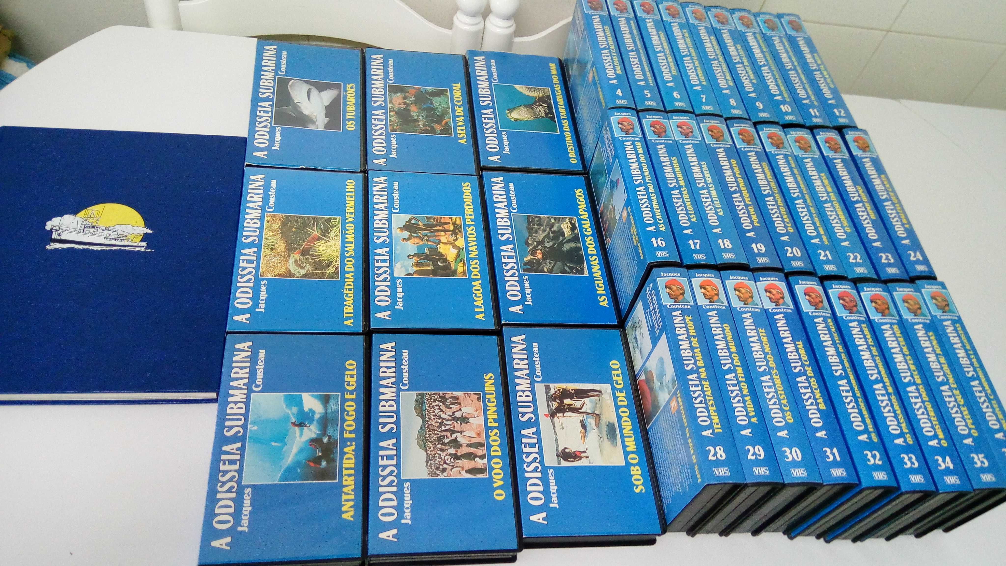 VHS's de filmes, banda desenhada, documentários 250 unidades