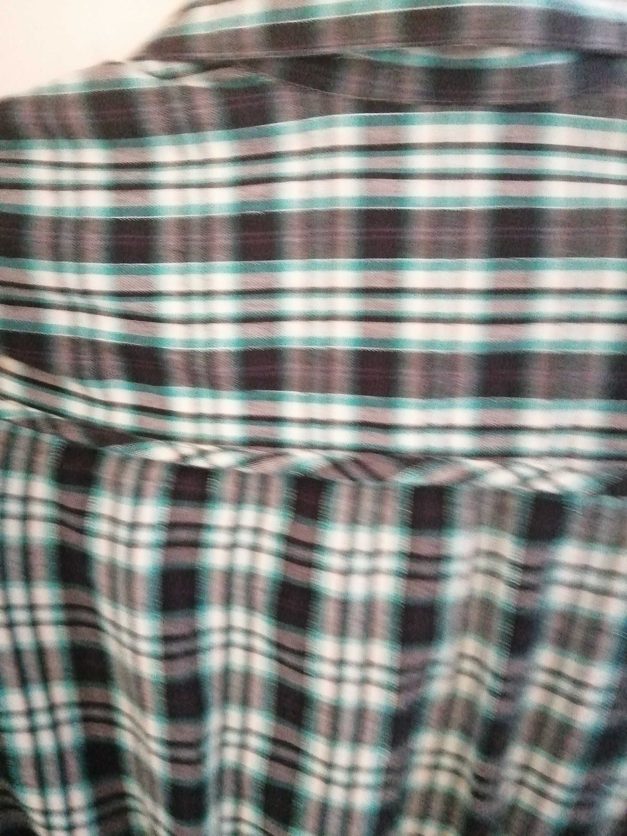 Fajna Koszula w kratę cienkiej flaneli