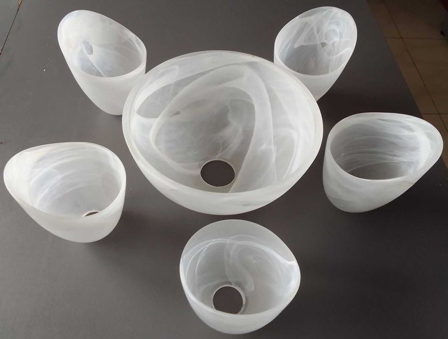 ŻYRANDOL LUMINEX Lampa wisząca metal kol. miedziany  6 punktów 40W