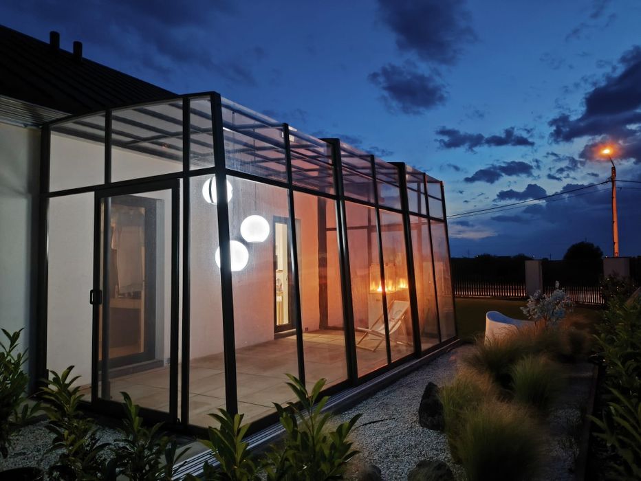 Zadaszenie tarasu teraz mobilny taras ogród zimowy taras