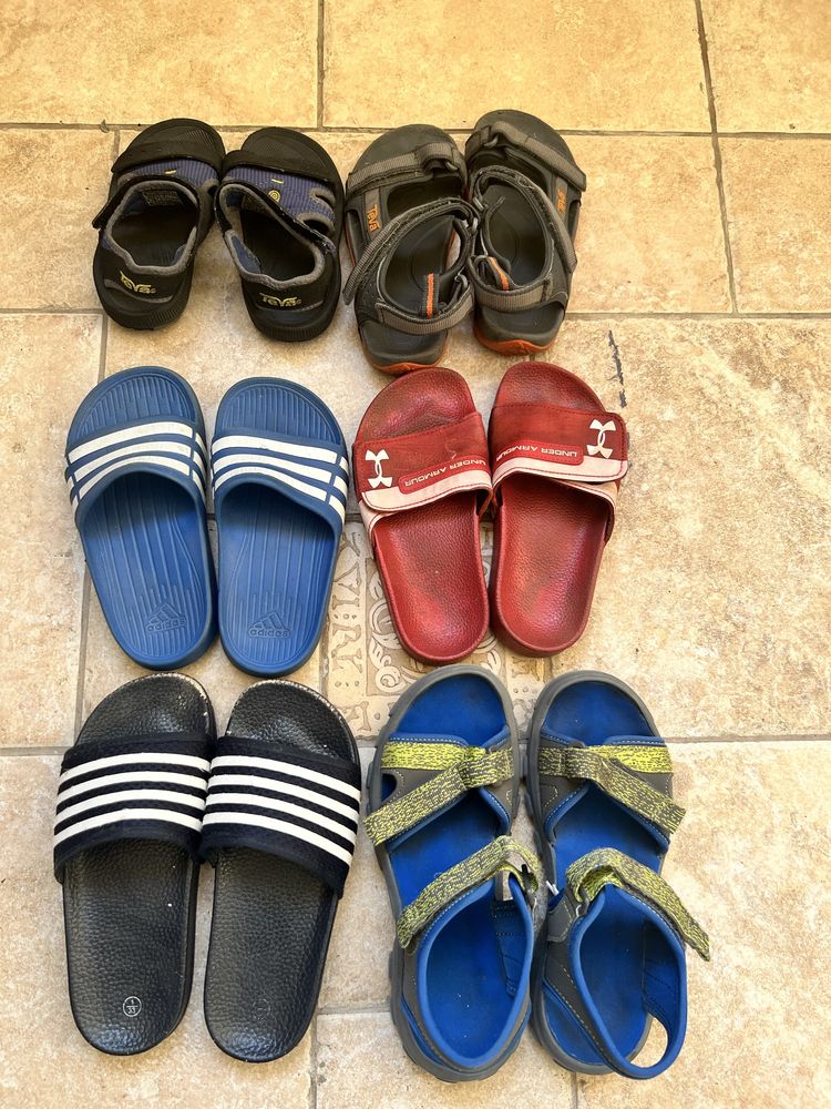 Пакет взуття на хлопчика. Adidas, Nike, Crocs, Superfit, Teva, Clarks