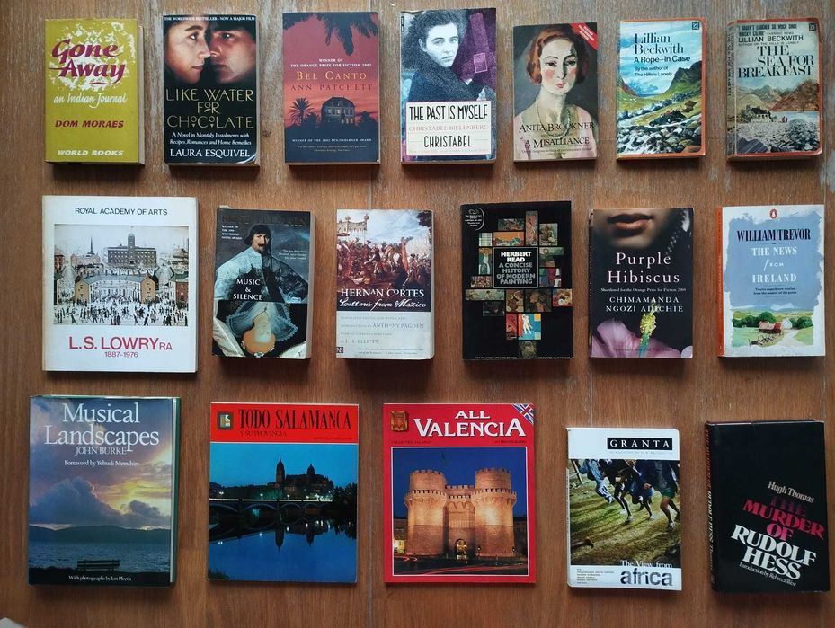Coleção de livros em inglês