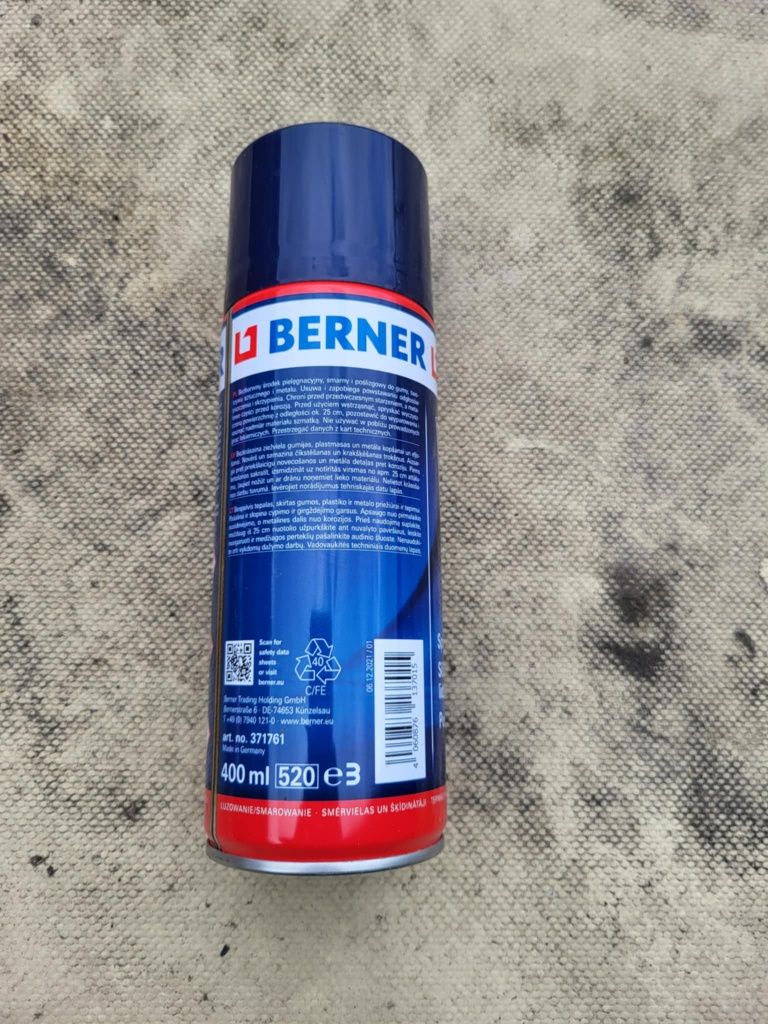 Spray silikonowy Berner