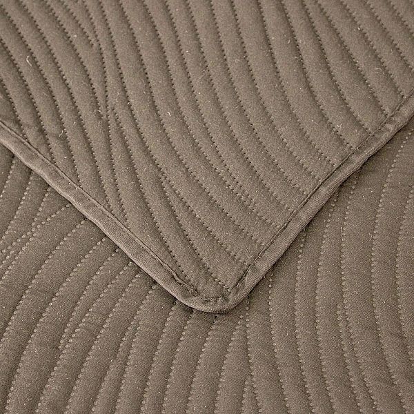 Narzuta kapa pled 200x220 PIKOWANA tłoczona MIKROFIBRA Federico BEŻOWA