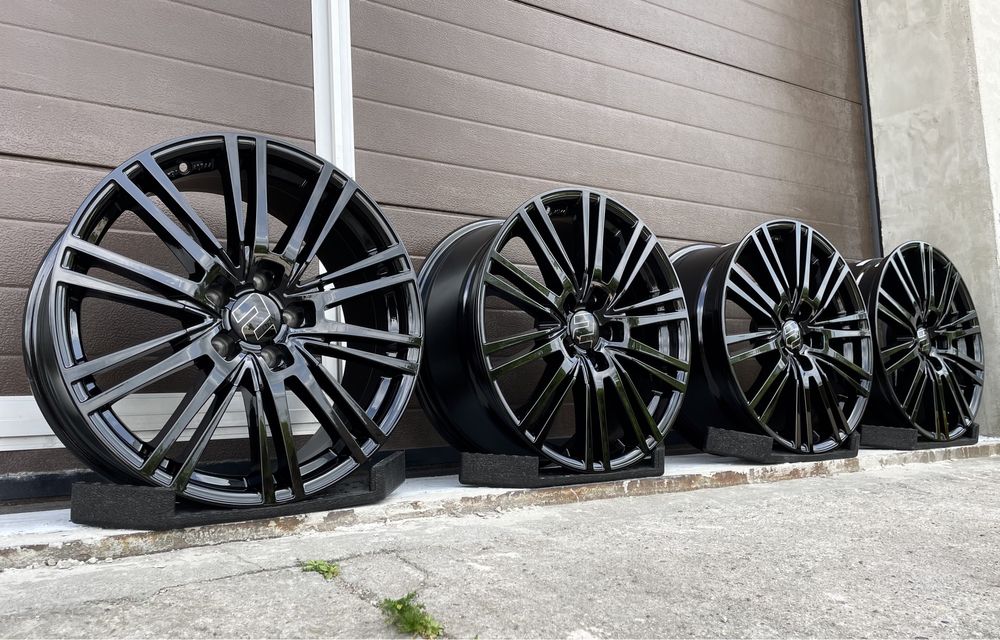 4x felgi aluminiowe Czarne 5x112 r18 et35 8J Alufelgi 18” |Germany