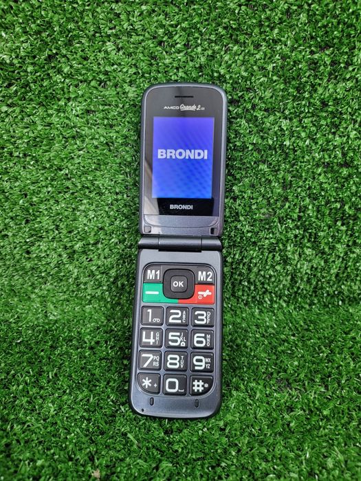 Телефон ,розкладачка, бабушкофон, кнопочний  Brondi, без АКУМУЛЯТОРА