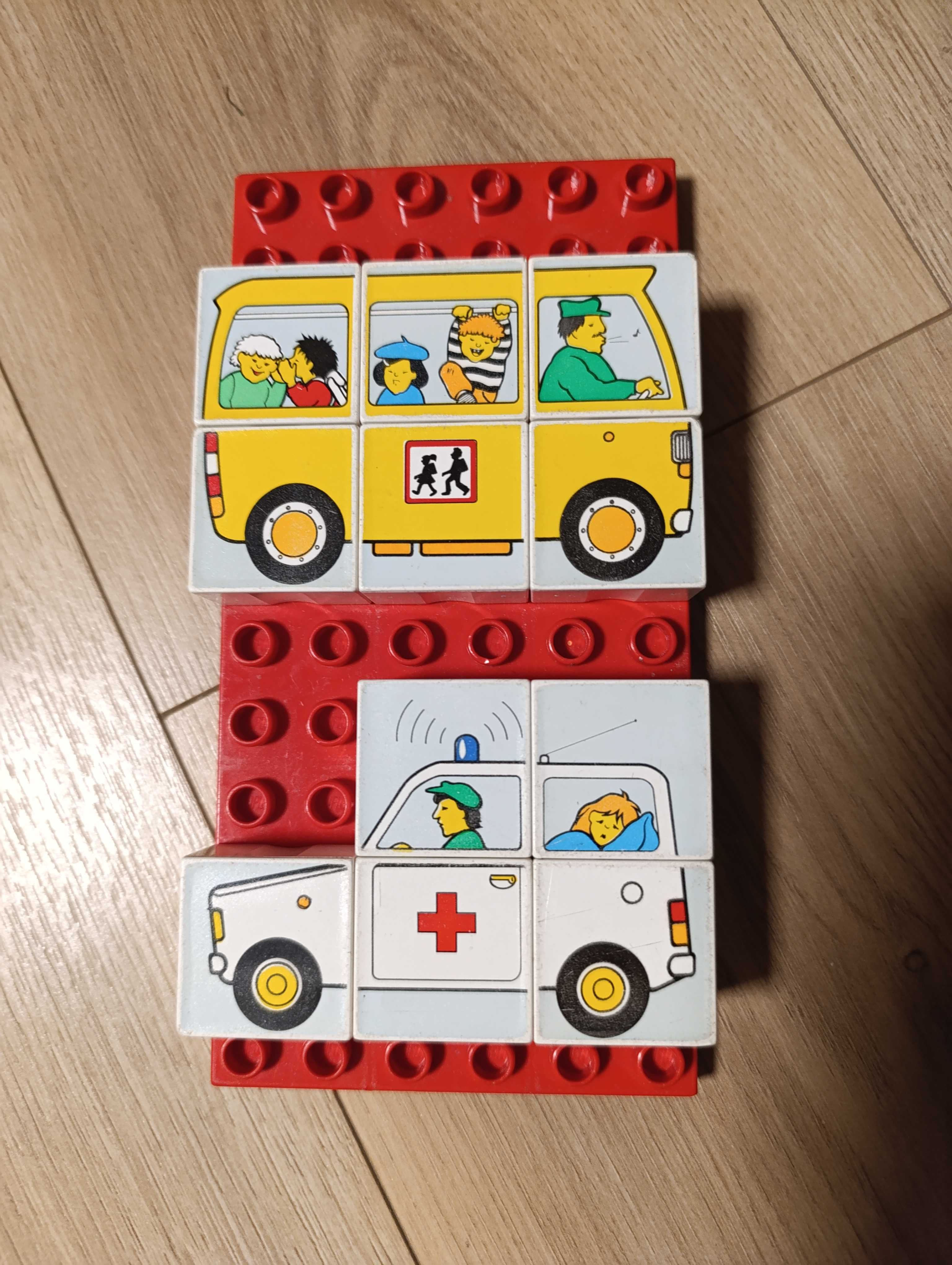 Układanki LEGO Duplo mosaic town 9221 vintage unikat retro lata 80
