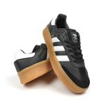 Жіночі кросівки Adidas Samba XLG чорний з білим 9360 ТОП