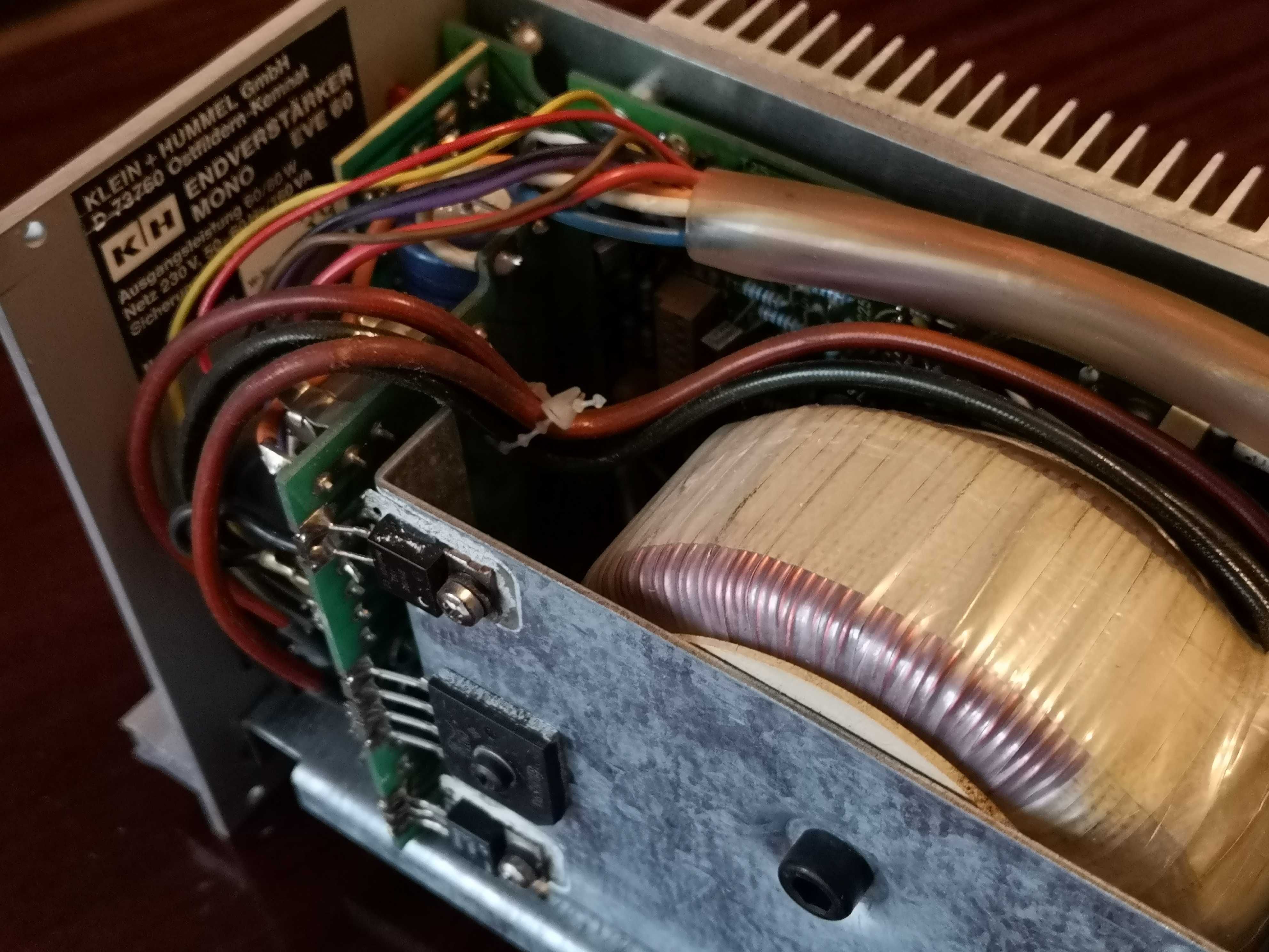 2x Wzmacniacz Klein Hummel. KH-EVE60 - Industrialny, Retro, 230V/24V