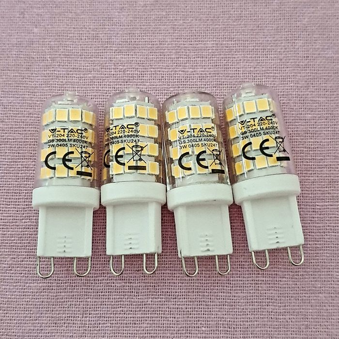 Lâmpadas led G9 V-Tac 3w 300lm 4000k