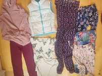 Bluza spodnie dresowe kamizelka spodnie i kombinezon roz. 128 134