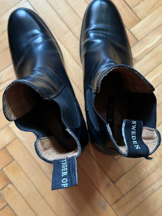 Ботинки сапоги кожа замш казаки челси