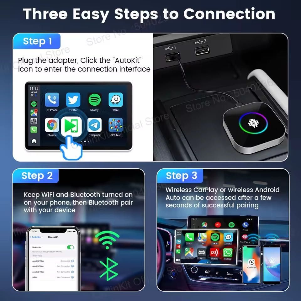 Приставка в авто CarlinKit R2 Tbox перегляд YouTube через CarPlay