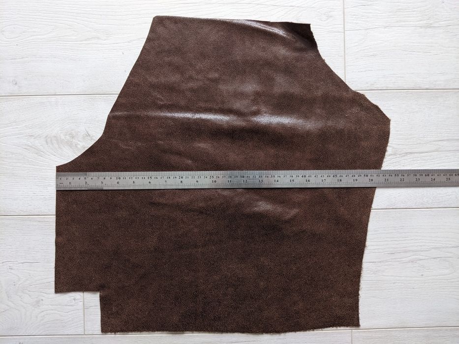 Натуральна італійська шкіра, темно-коричневий колір