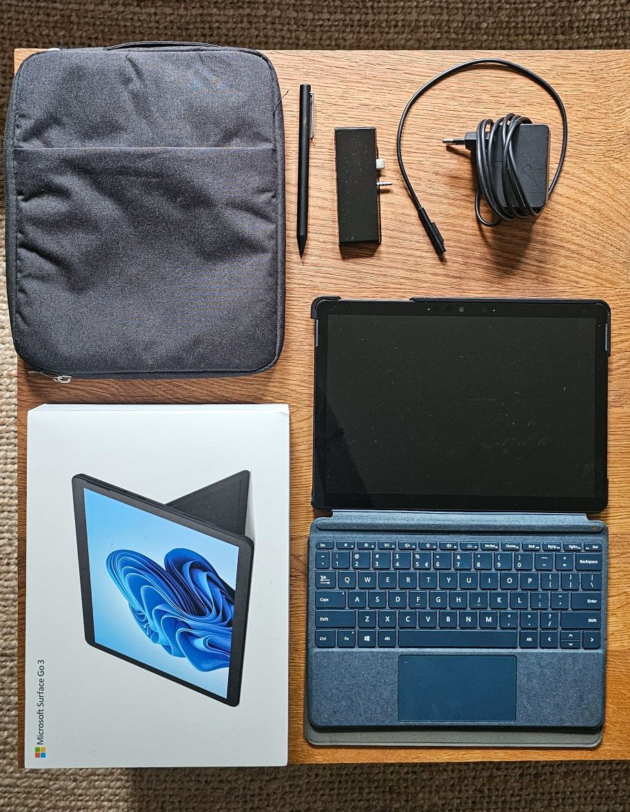 Microsoft Surface Go 3 Matte Black, Windows 11, Intel Core i3, 8GB, 12